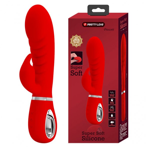 PRETTY LOVE - Prescott Wand Vibrator (Chargeable - Red) PRETTY LOVE - Prescott Wand Vibrator (Chargeable - Red)